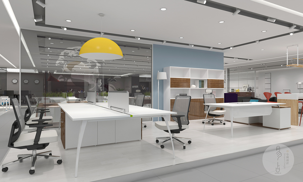 辦公家具形象店|空間|展示設計 |易點設計 