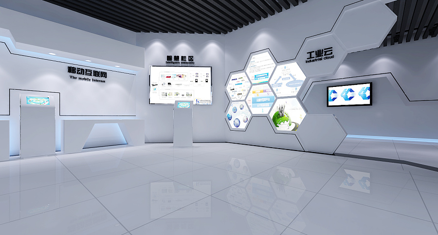 惠通智能科技展廳|展示/櫥窗/店面設(shè)計|空間/建筑|你們崩潰了沒丶 - 原創(chuàng)設(shè)計作品 