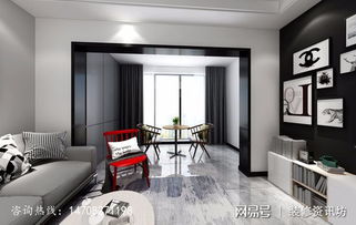 小戶型黑白調(diào)現(xiàn)代簡約風(fēng)格裝修設(shè)計